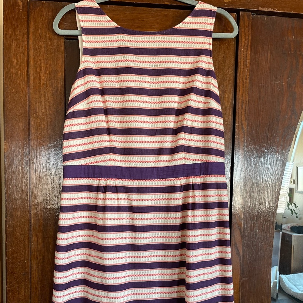 Boden, multi-colored striped dress
